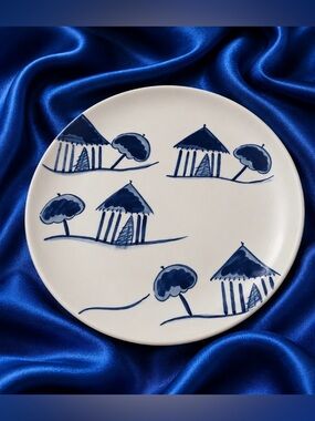 3 -At Home International By The Sea “ 8"  Salad Plates vintage-Trish Richman